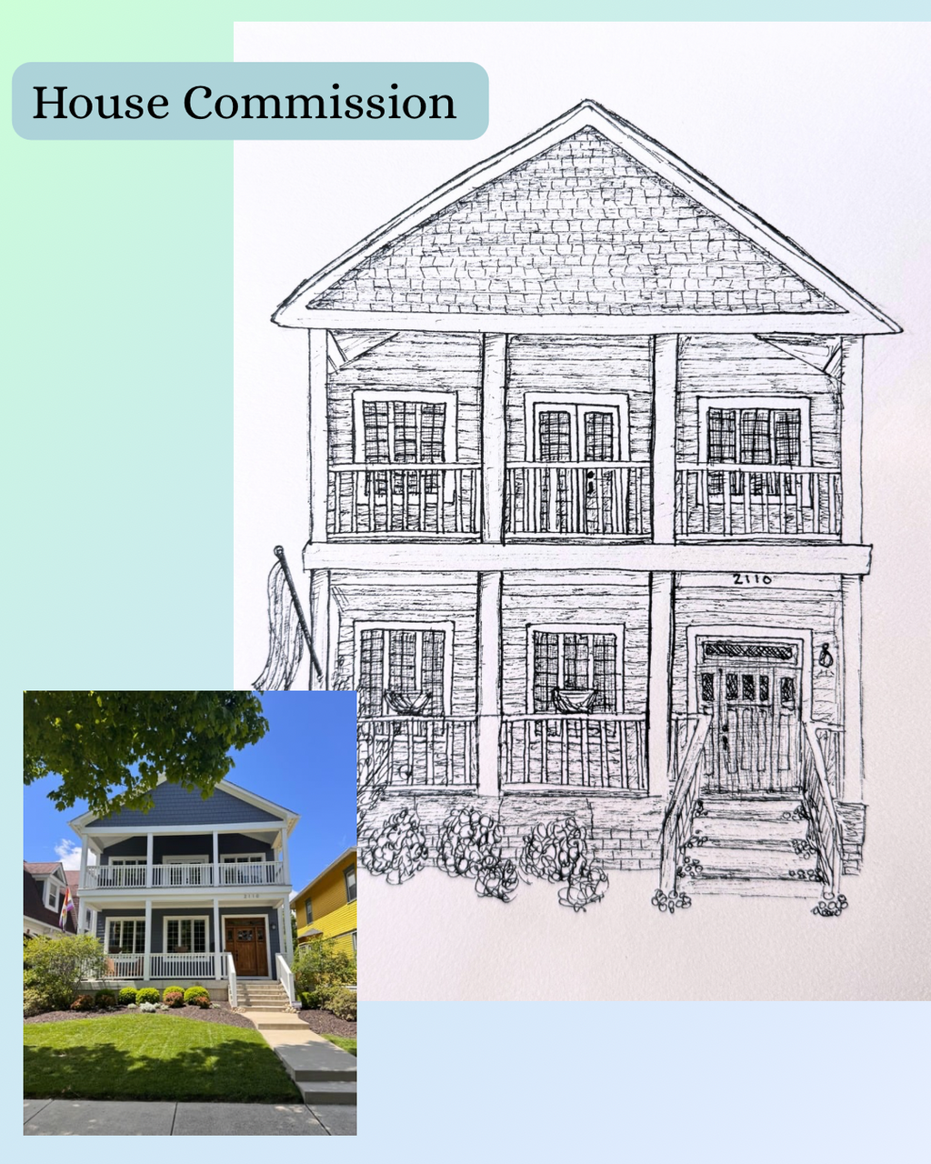 Custom Architecture Portrait