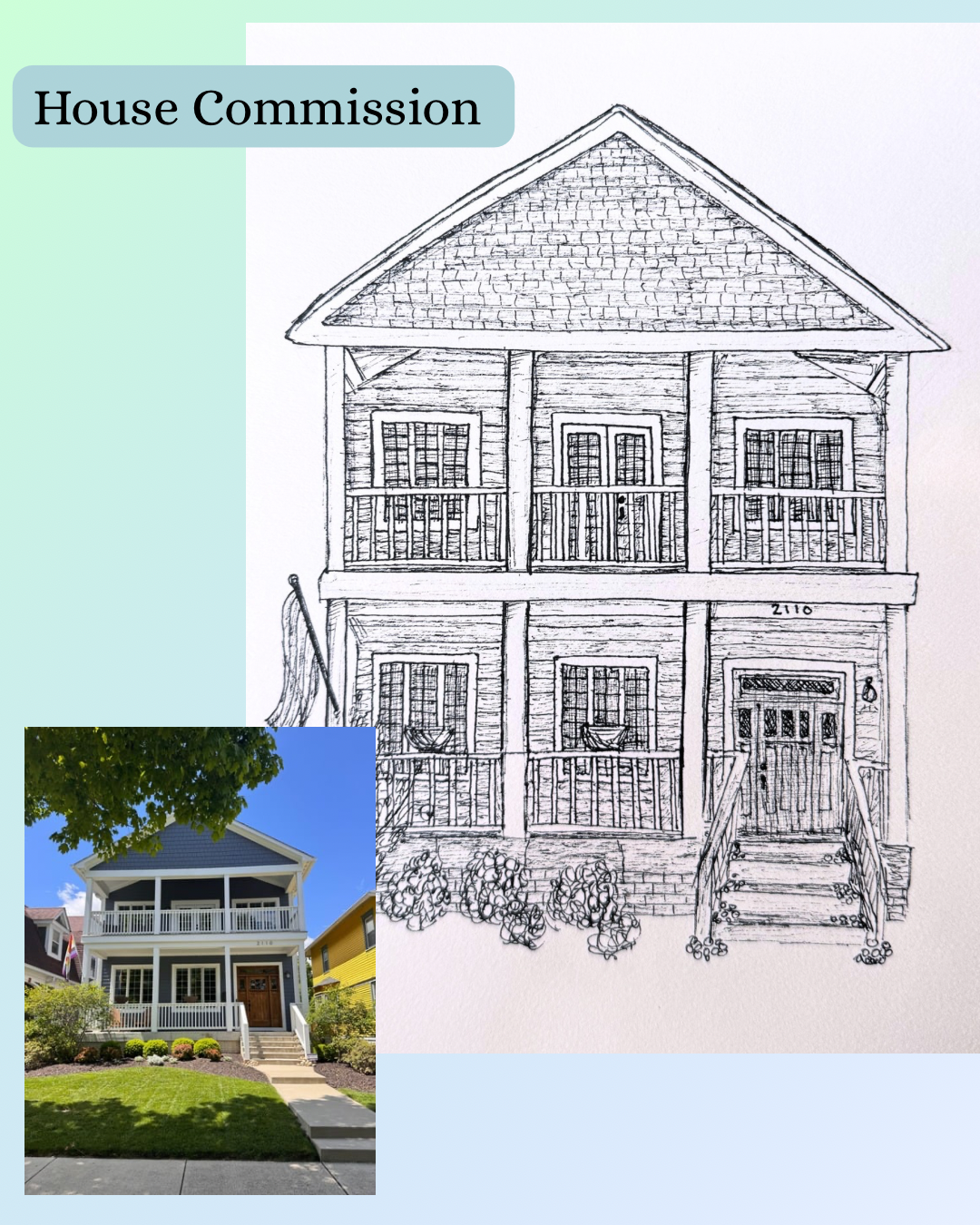 Custom Architecture Portrait