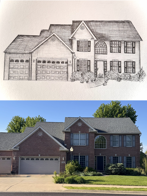 Custom Architecture Portrait