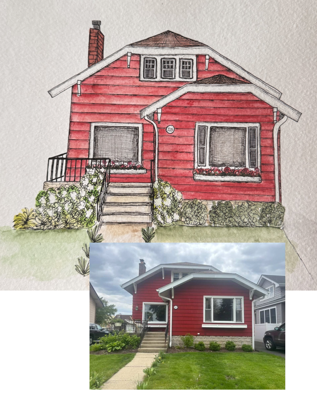 Custom Architecture Portrait