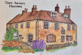 Jane Austen House in Color Art Print