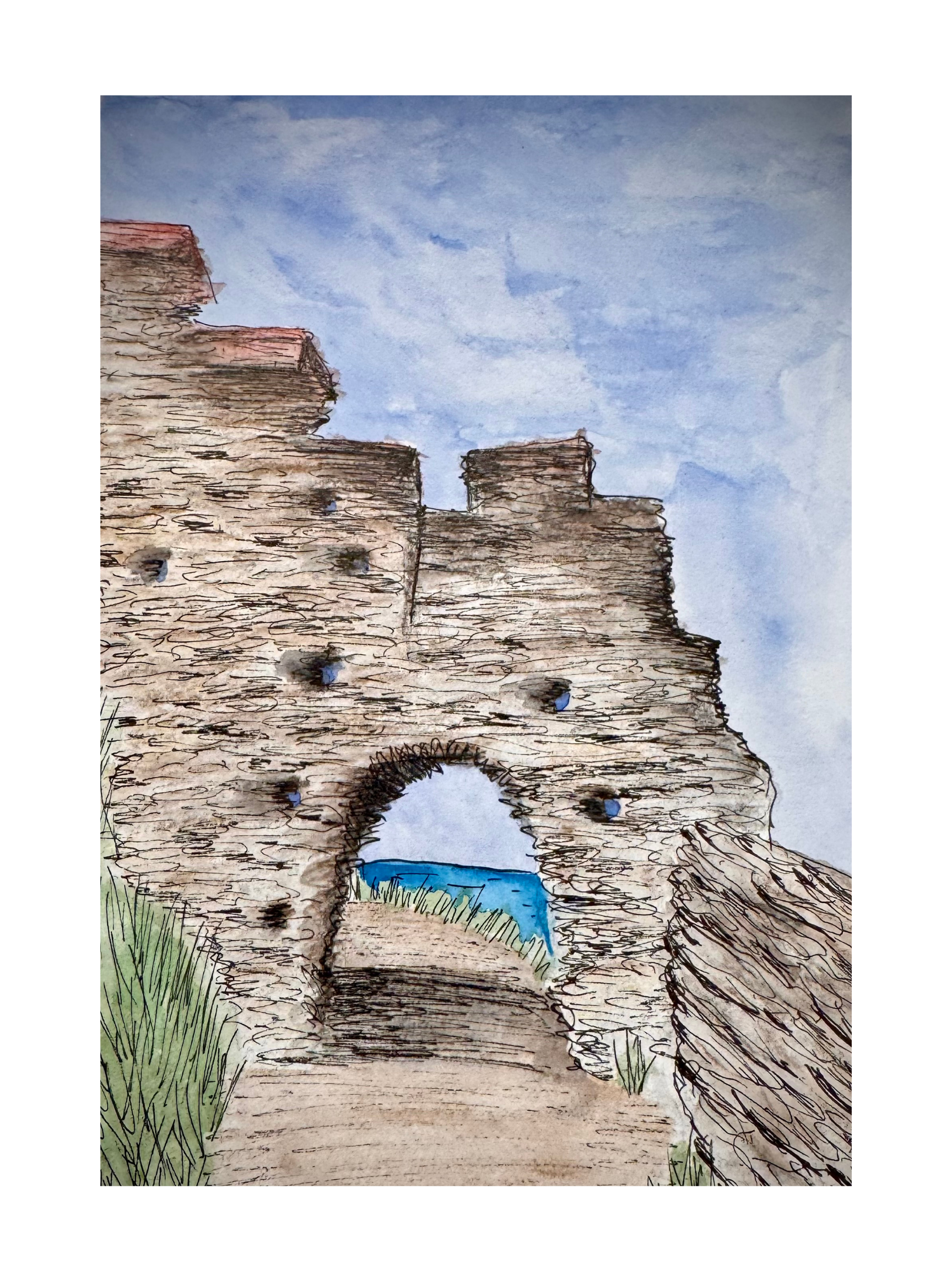 Tintagel, England Art Print