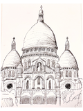 Sacre Coeur Paris Art Print