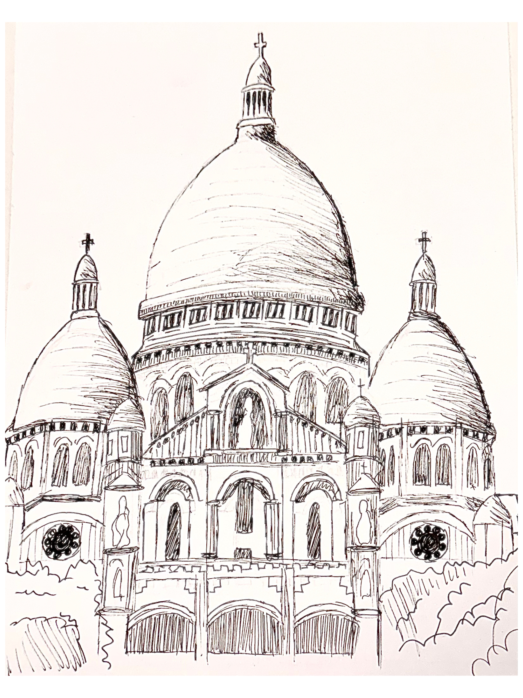 Sacre Coeur Paris Art Print
