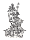 Weasley House Art Print